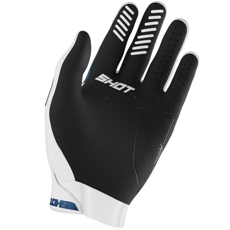 Shot Race Evo Motocross Handschoenen Petrolblauw