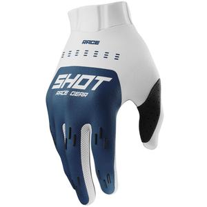 Shot Race Evo Motocross Handschoenen Petrolblauw