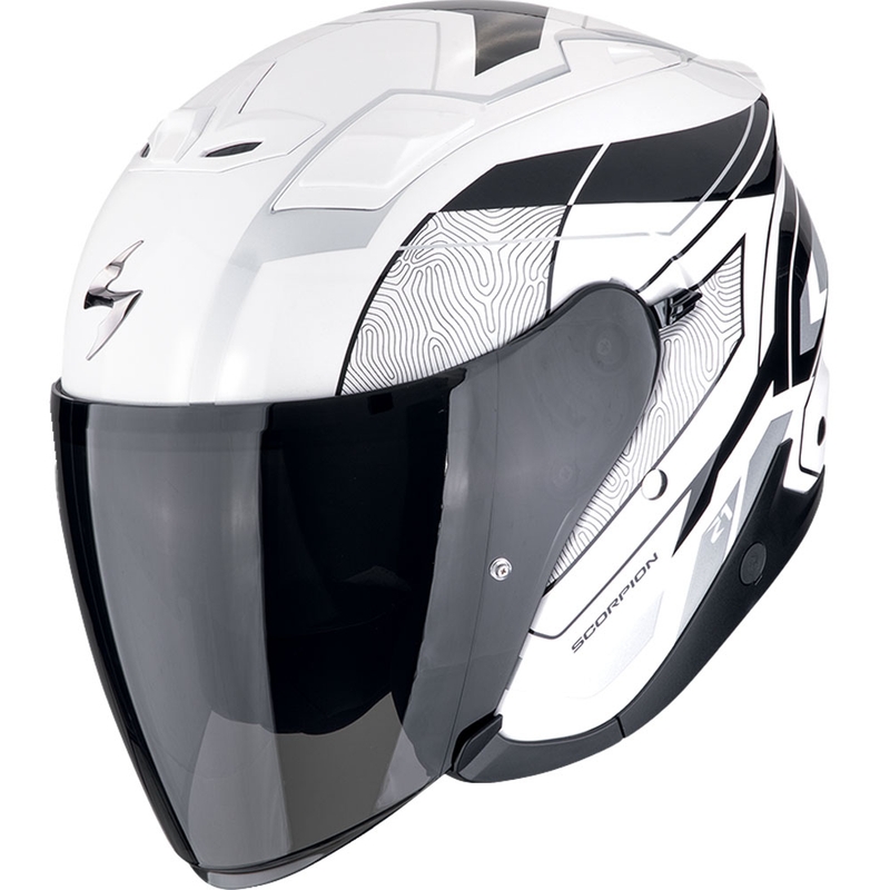 Scorpion EXO-Z1 VUE open motorhelm wit-zwart-zilver