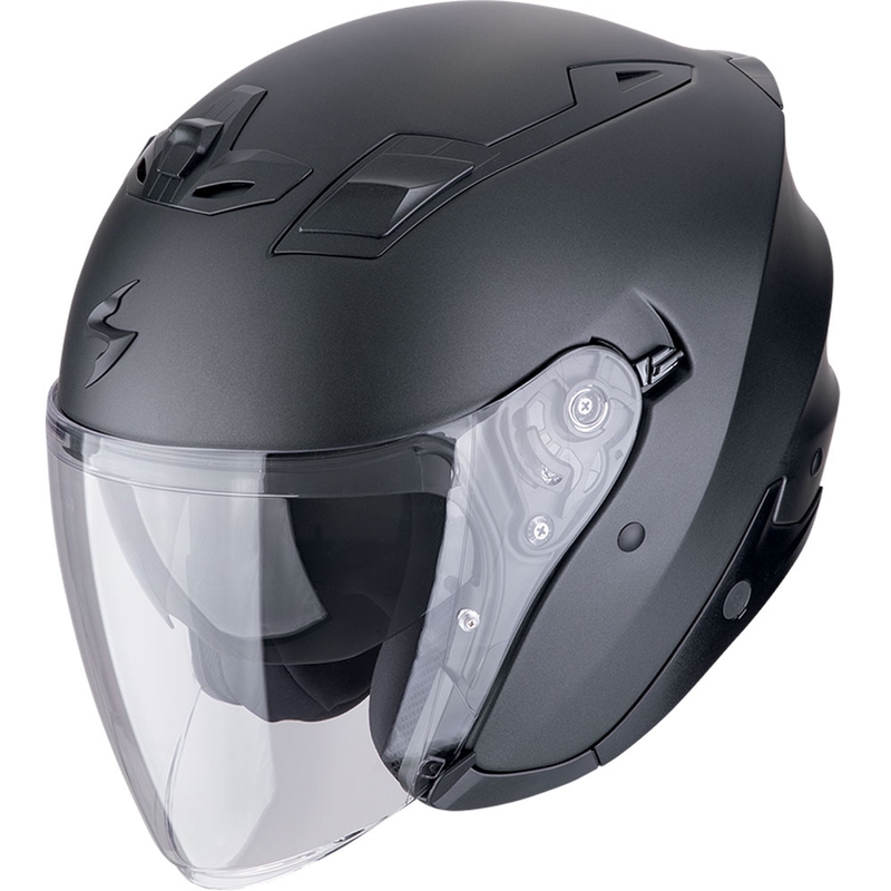 Scorpion EXO-Z1 SOLID open motorhelm mat parelzwart