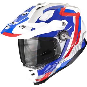 Endurohelm Scorpion ADF-9000 Air Patrol wit-blauw-rood