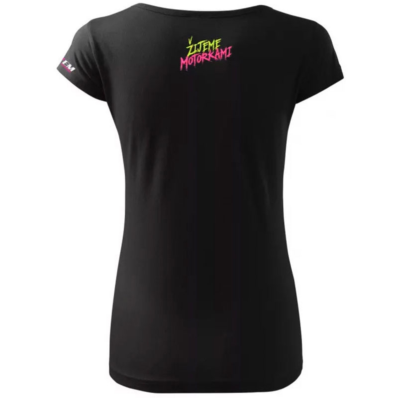 Dames T-shirt MotoZem - Wij leven van motorfietsen