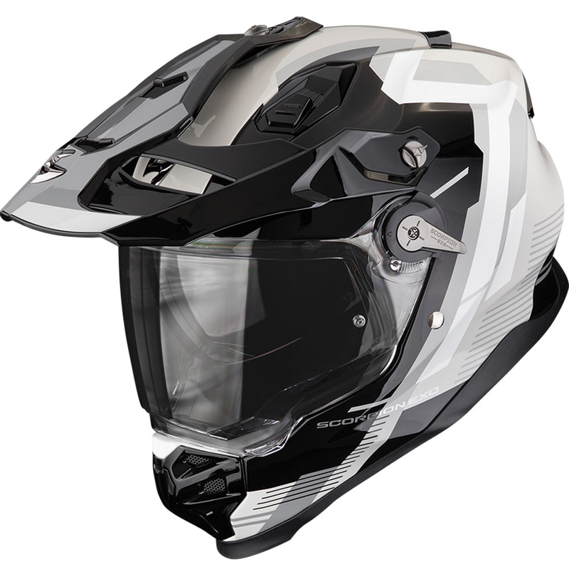 Enduro motorhelm Scorpion ADF-9000 Air Patrol zwart-zilver
