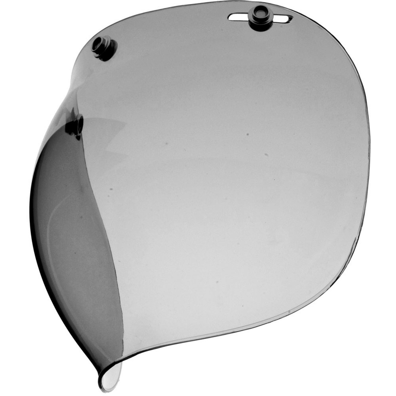 Nox Bubble vizier voor open motorhelmen, rook