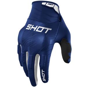 Shot Drift Onyx blauwe motorcrosshandschoenen