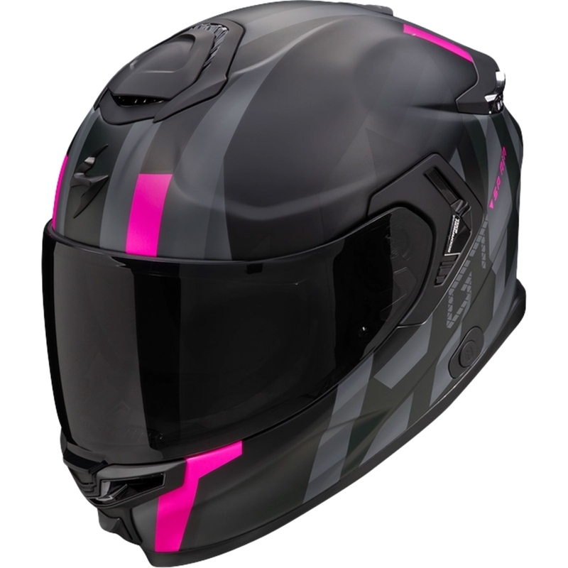 Integraalhelm Scorpion EXO-GT SP AIR TOURADVEN zwart-roze uitverkoop