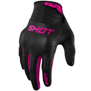 Motocross handschoenen Shot Drift Onyx roze