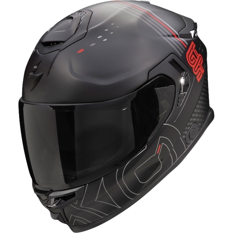 Integraalhelm Scorpion EXO-GT SP AIR TECHLANE zwart-grijs-rood uitverkoop