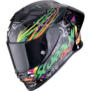 Integraalhelm Scorpion EXO-R1 EVO II AIR SAVAGE zwart-groen-oranje