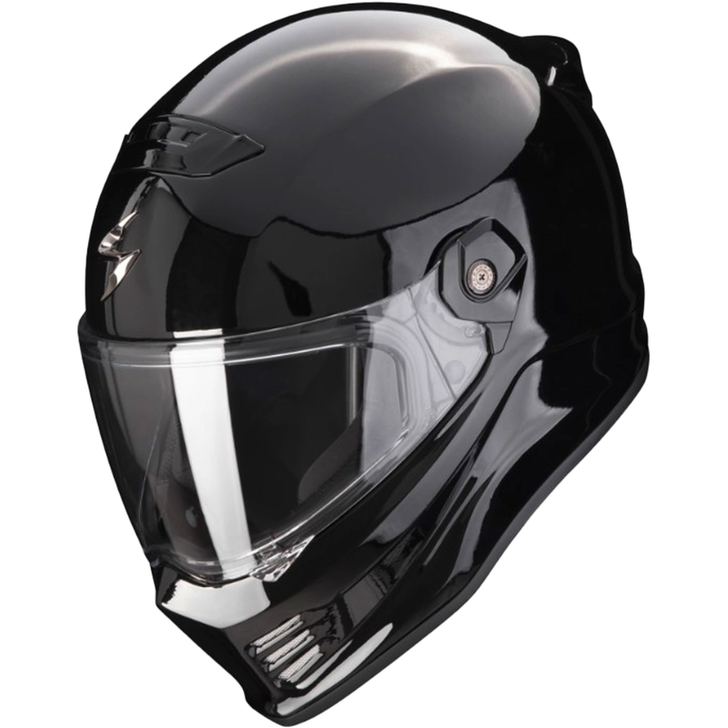 Integraalhelm voor motorrijders SCORPION COVERT FX glanzend zwart