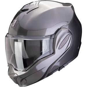 Scorpion EXO-TECH EVO PRO SOLID metallic grijze kantelhelm