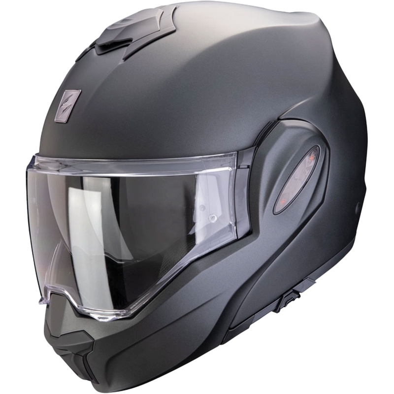 Opklaphelm Scorpion EXO-TECH EVO PRO SOLID parel matzwart