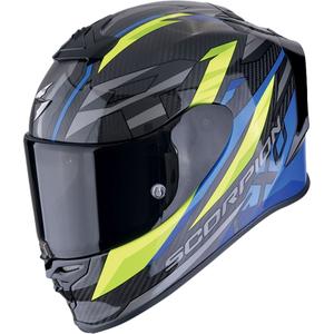 Integraalhelm Scorpion EXO-R1 EVO CARBON AIR RUNNER zwart-blauw-fluogeel