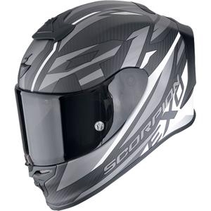 Integraalhelm Scorpion EXO-R1 EVO CARBON AIR RUNNER mat zwart en wit