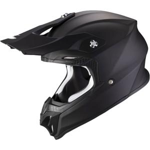 Motorcrosshelm Scorpion VX-16 EVO AIR Massief zwart mat