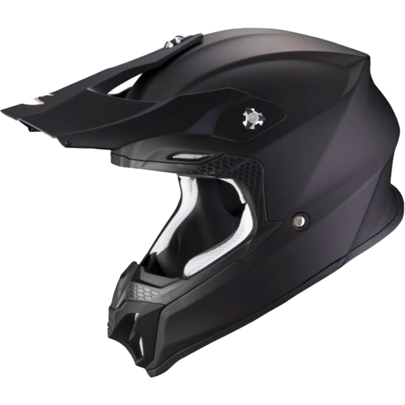 Motorcrosshelm Scorpion VX-16 EVO AIR Massief zwart mat