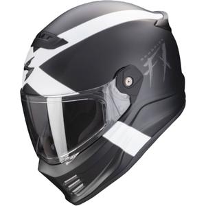 Motorhelm SCORPION COVERT FX GALLUS zwart-wit