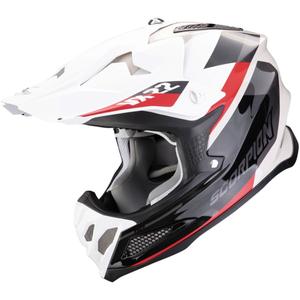 Motorcrosshelm Scorpion VX-22 Air BETA zwart-wit-zand