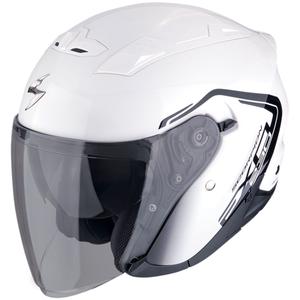Open motorhelm SCORPION EXO-230 CIT-E wit-zwart