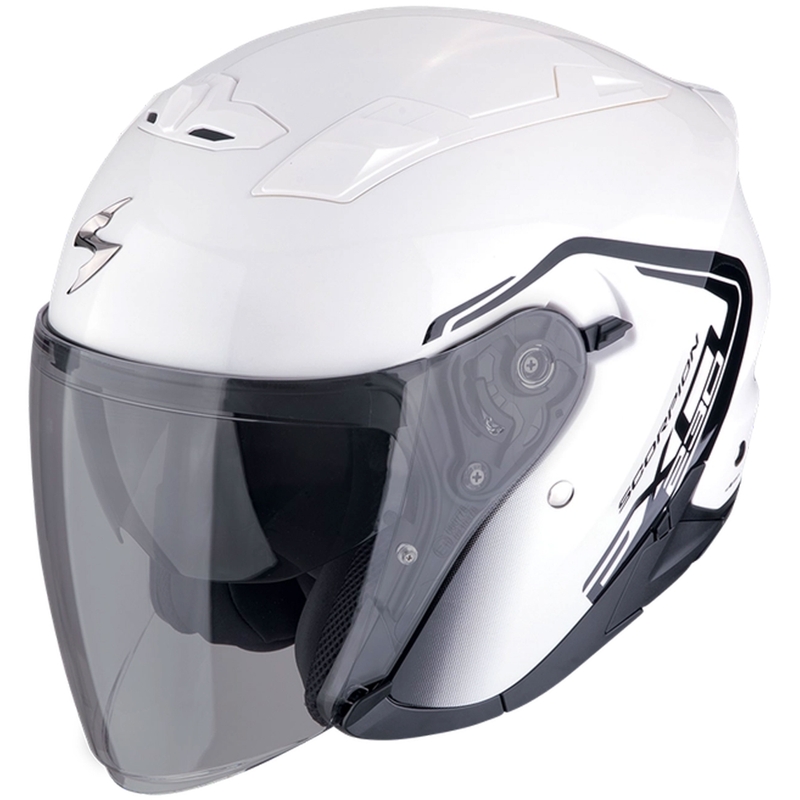 Open motorhelm SCORPION EXO-230 CIT-E wit-zwart