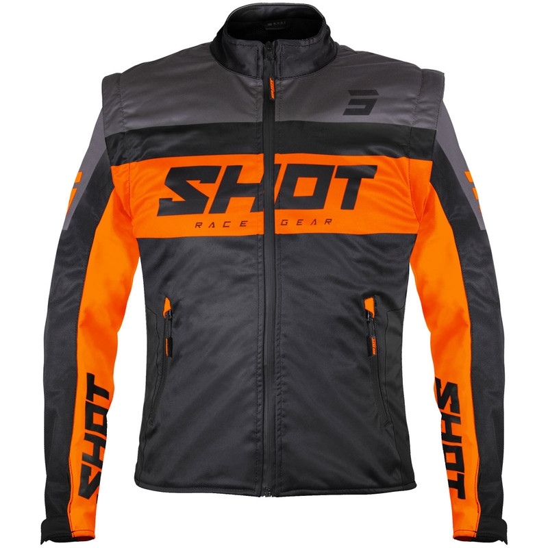 Softshelljack Shot Softshell Lite zwart-oranje