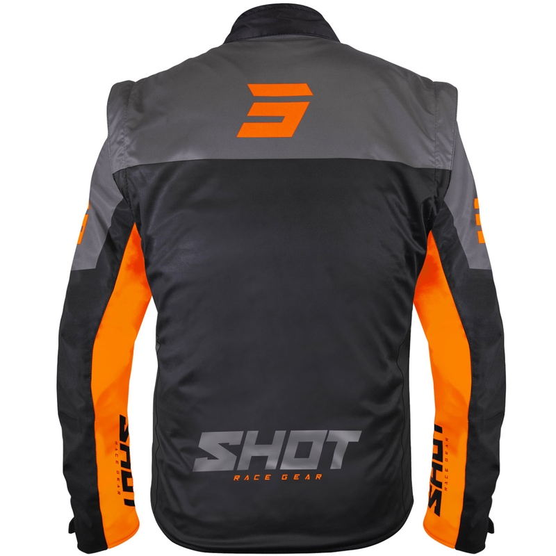 Softshelljack Shot Softshell Lite zwart-oranje