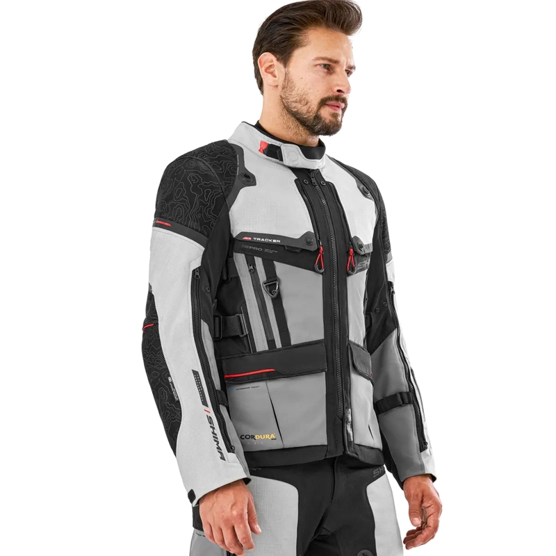 Shima Tracker motorjack lichtgrijs