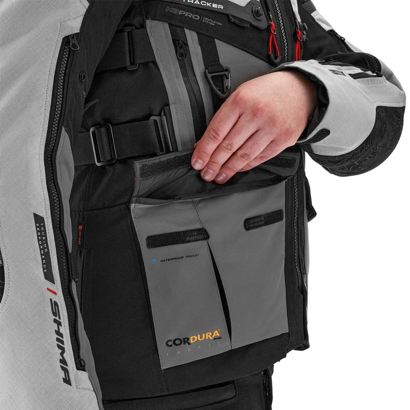 Shima Tracker motorjack lichtgrijs