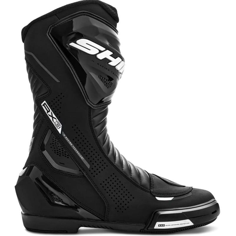 Dames motorlaarzen Shima RX-3 zwart-wit