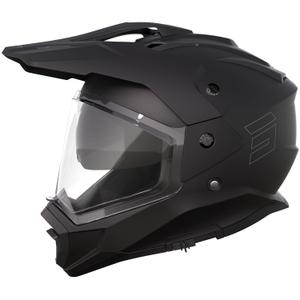 Enduro motorhelm Shot Trek Max Vision Solid mat zwart