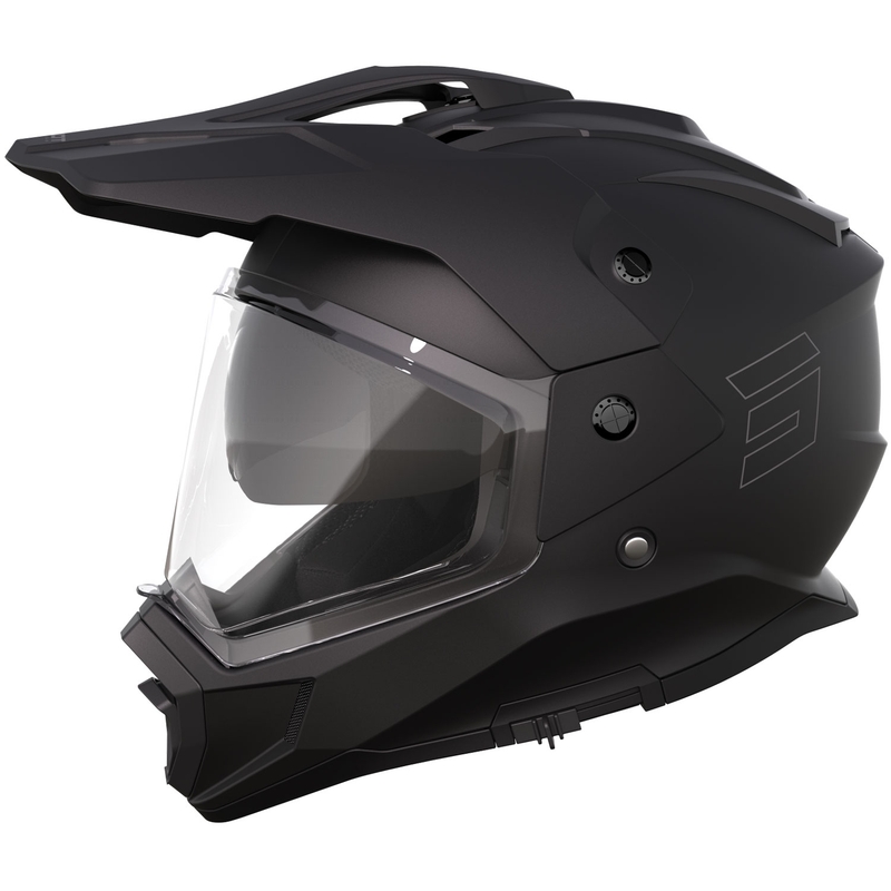Enduro motorhelm Shot Trek Max Vision Solid mat zwart