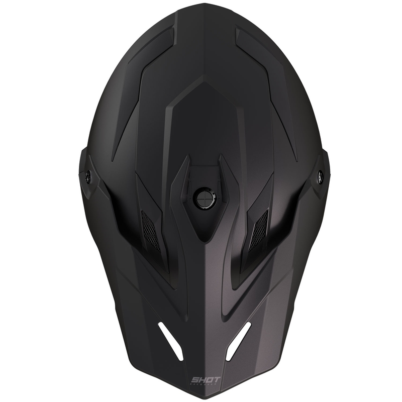 Enduro motorhelm Shot Trek Max Vision Solid mat zwart