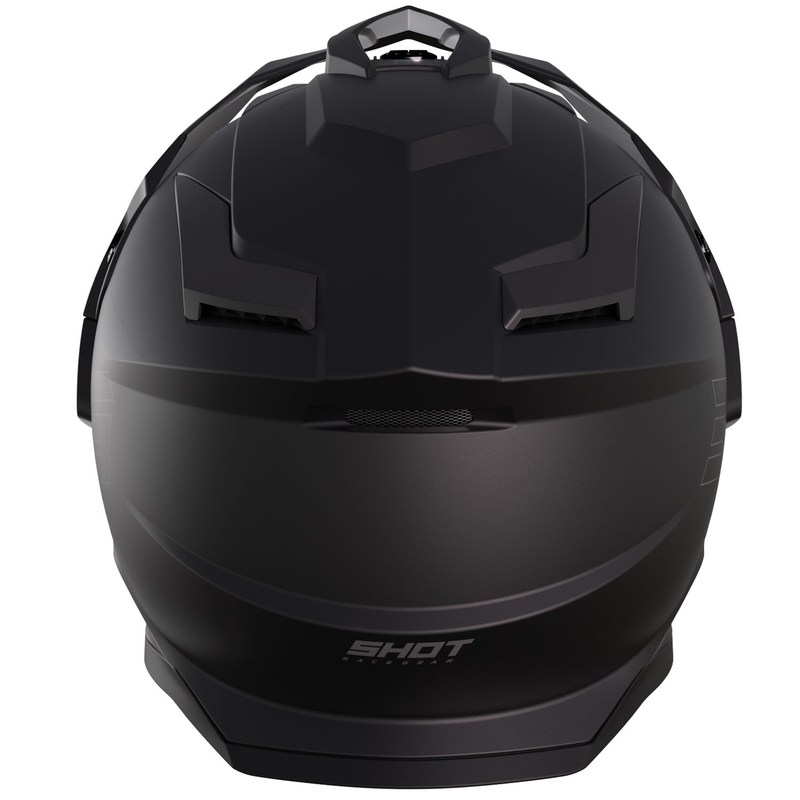 Enduro motorhelm Shot Trek Max Vision Solid mat zwart