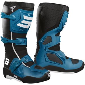 Shot Race 4 motorlaarzen blauw