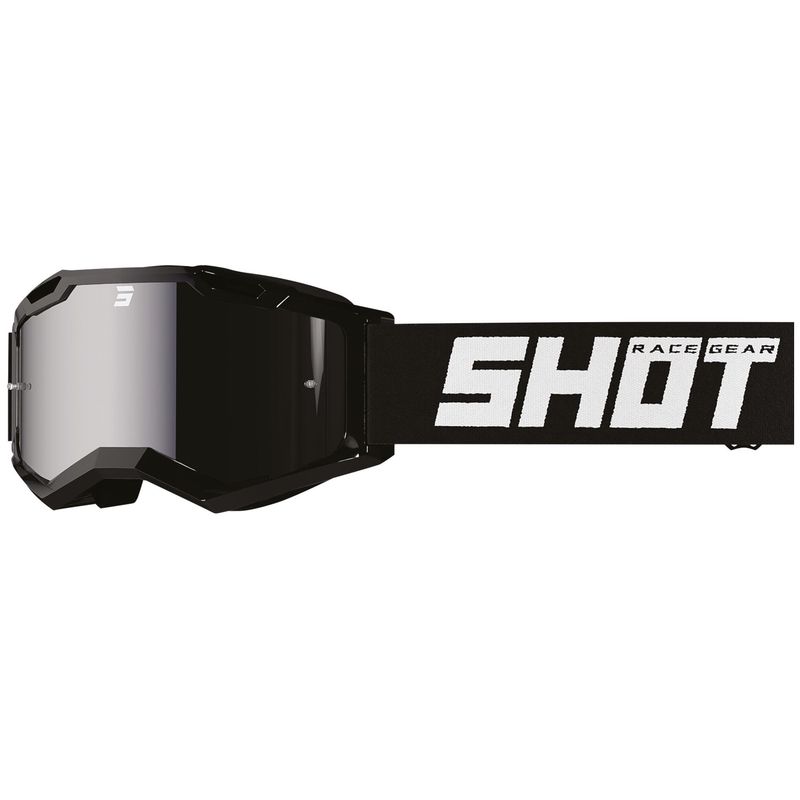 Shot Rocket Kid 2.0 drop zwarte crossbril met iridium lenzen
