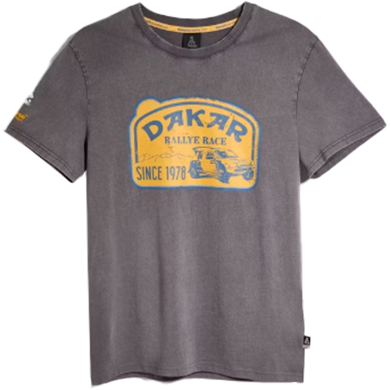 Dakar Vint 01 T-shirt donkergrijs