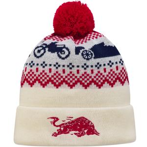 Red Bull XMAS Beanie wit-rood