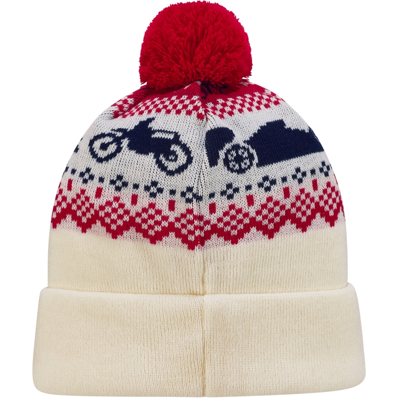Red Bull XMAS Beanie wit-rood