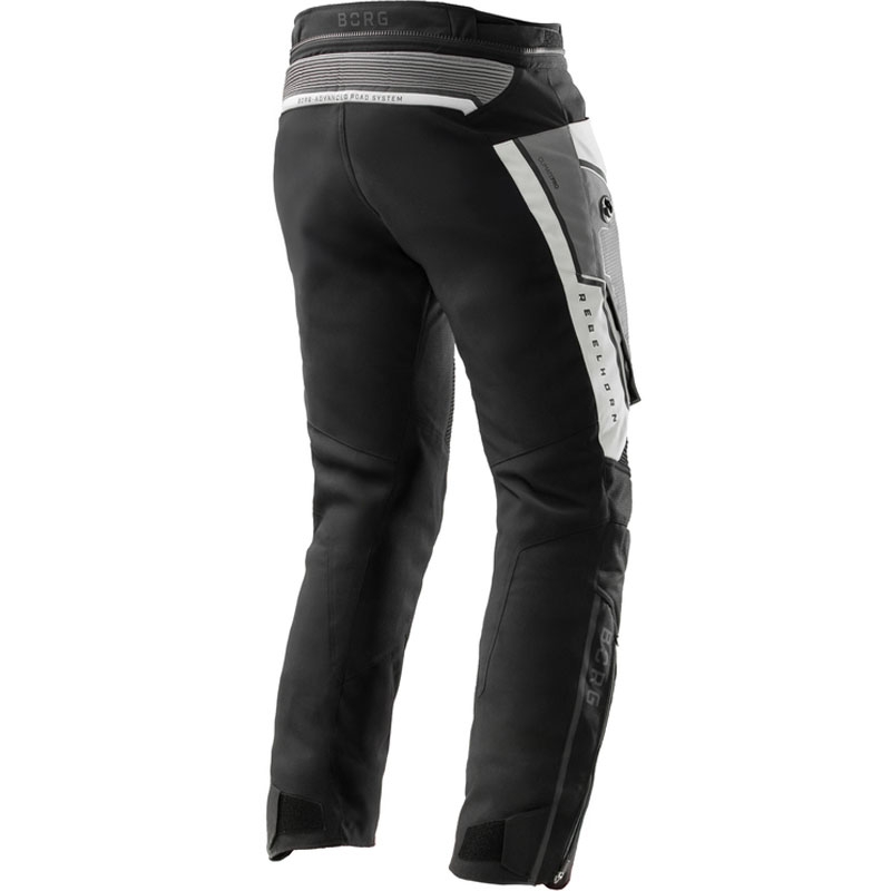 Rebelhorn Borg II motorbroek zwart-grijs