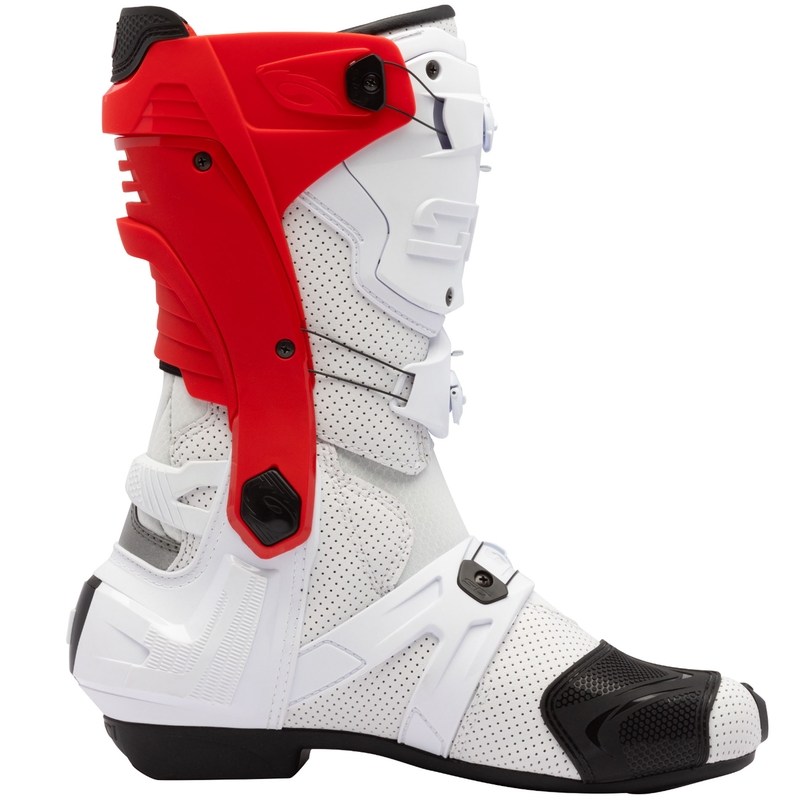 SiDi Rex Air motorlaarzen wit-rood