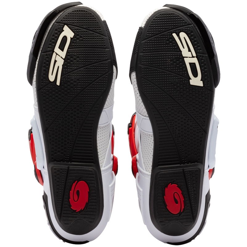 SiDi Rex Air motorlaarzen wit-rood