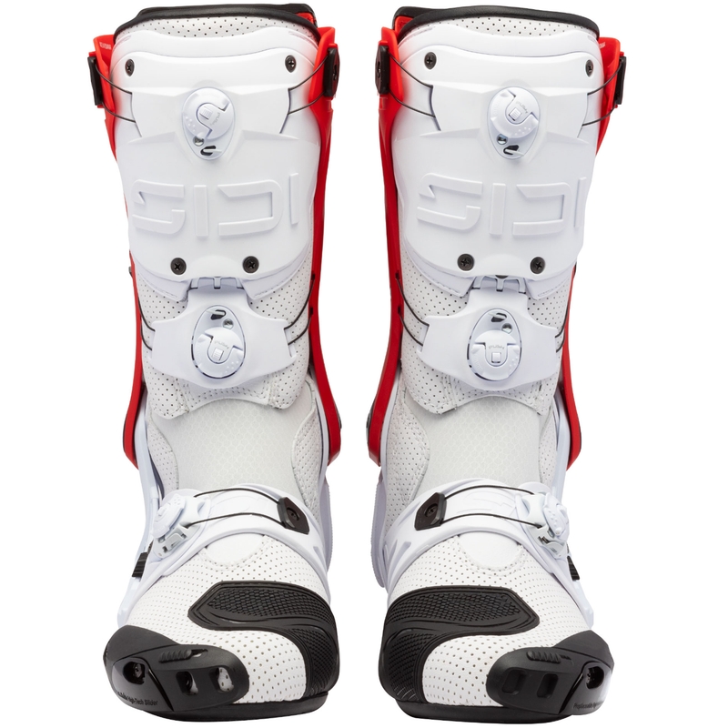 SiDi Rex Air motorlaarzen wit-rood