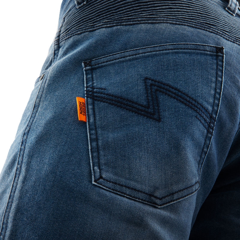 Rebelhorn Revolt Monolayer Motorjeans Gewassen Blauw