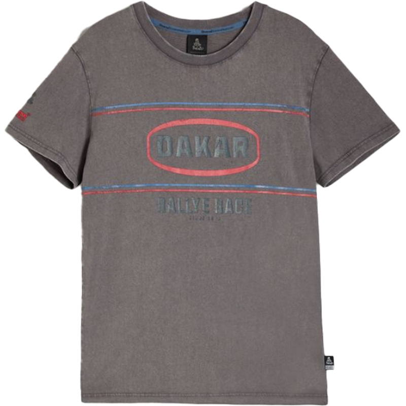 Dakar Vint 02 T-shirt donkergrijs