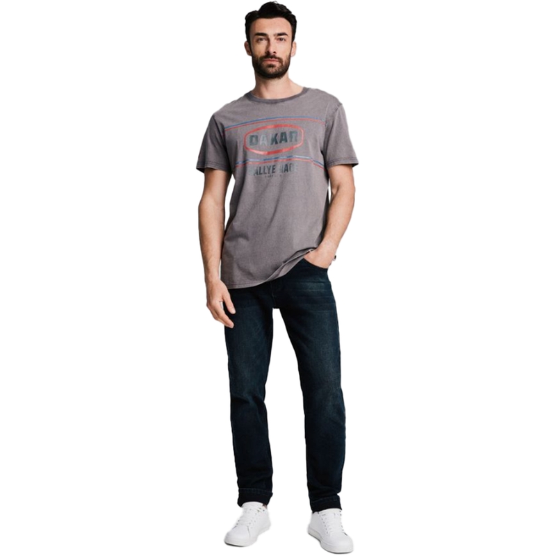 Dakar Vint 02 T-shirt donkergrijs