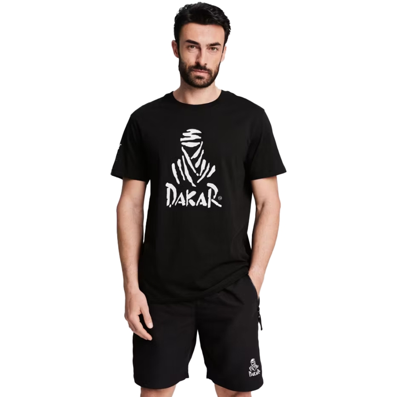 Dakar DES LOGO25 T-shirt zwart