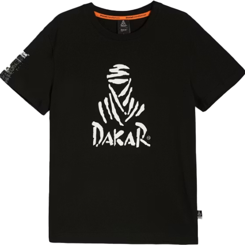 Dakar DES LOGO25 T-shirt zwart