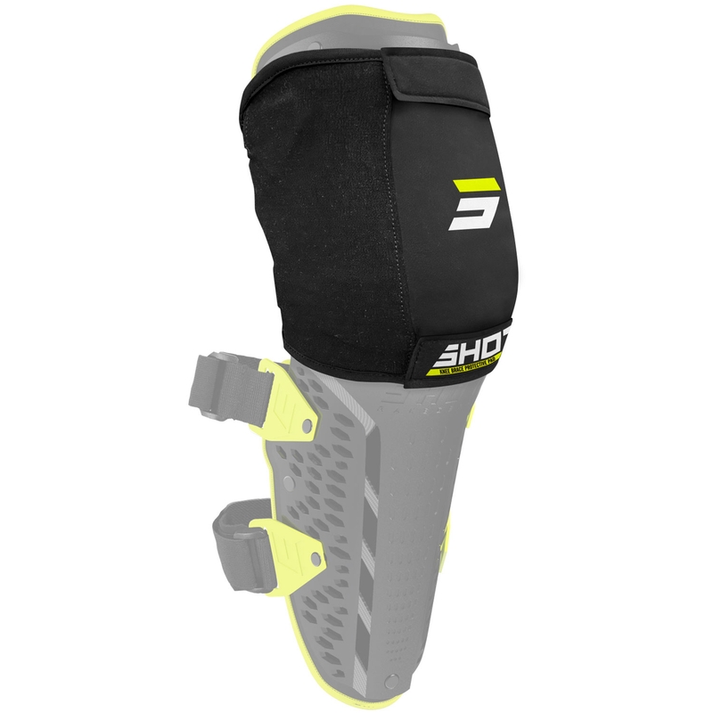 Shot Unpeak kniebeschermer zwart-fluo geel