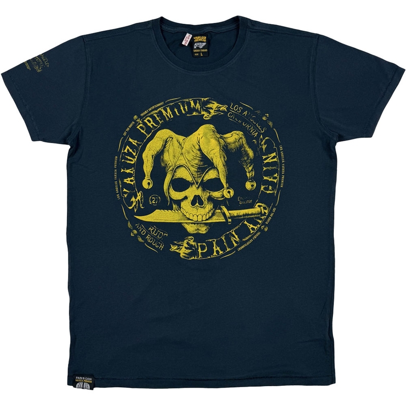 T-shirt Yakuza Premium 3902 blauw