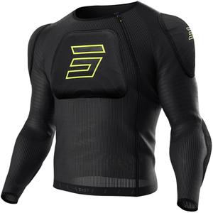 Bodyprotector Shot Vest Prime zwart-fluogeel